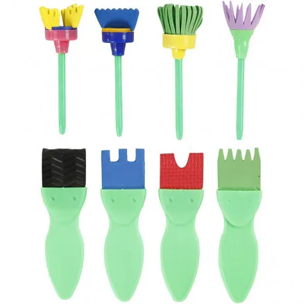 Mosgummi Pensler, L: 11-13 cm, B: 30-45 mm, 24 stk./ 24 pk.